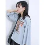 tシャツ Tシャツ フレア袖プルオーバー レディース