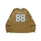 tシャツ BAPE FOOTBALL RELAXED FIT LS TEE メンズ レディース