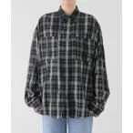 シャツ ブラウス NOMANUAL/ノーマニュアル O.D CHECK SHIRT レディース