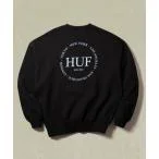 トレーナー スウェット FINE PRINT FLEECE CREW / HUF ハフ クルーネック プルオーバー スウェット メンズ レディース