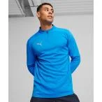 tシャツ PUMA プーマ メンズ サッカー チームファイナル トレーニング 1/4 ジップ トップス メンズ