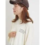 tシャツ Tシャツ 胸元ロゴプリントカットソー レディース