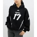 パーカー NOMANUAL/ノーマニュアル 17 FOOTBALL HOODIE レディース