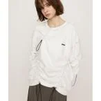 スウェット DRAWSTRING SW TOPS ドロー ストリングス ウェット トップス レディース