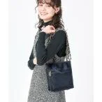 トートバッグ バッグ CHAIN MINI N/S TOTE ディープシーブルーキルト レディース