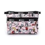 ポーチ COSMETIC CLUTCH ピーナッツギャングピンク レディース