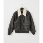 ジャケット ミリタリージャケット 「GLOWNY/グロウニー」 AIR FORCE LEATHER JACKET レディース