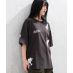 tシャツ 「Chocomoo×JUNRED」コラボピグメントTシャツ メンズ